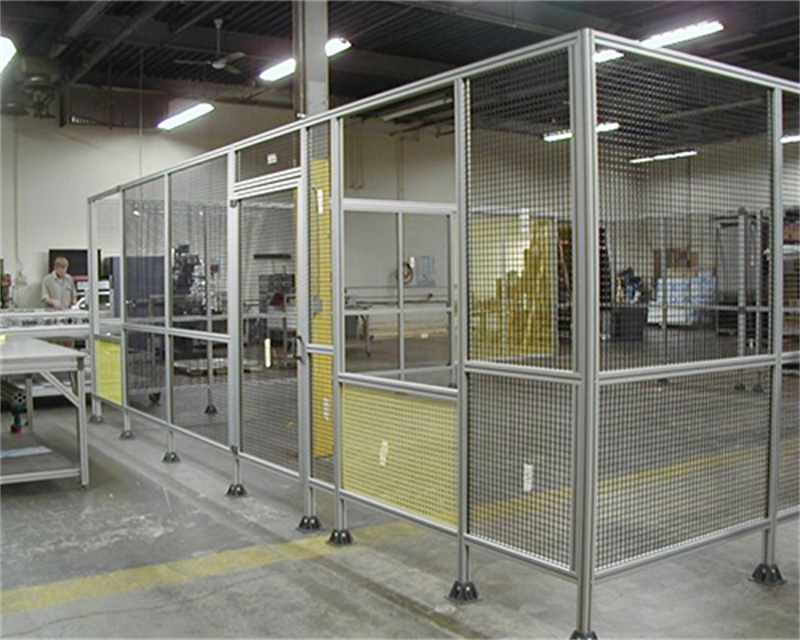 鋁型材設(shè)備圍欄非標